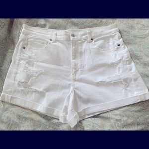 AE White Shorts